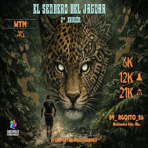 Logotipo 3a Edicion El Sendero del Jaguar